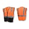 Radians Hi-Vis Econ Blk Bot Mesh Safety Vest-Org/Blk-4X SV3B-2ZOM-4X - alternate 6